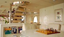 Motor yacht Lady Arraya -  Salon games table